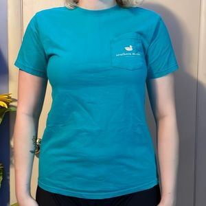 Size medium Teal Southern Marsh shirt